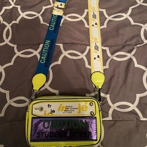 cute neon purse